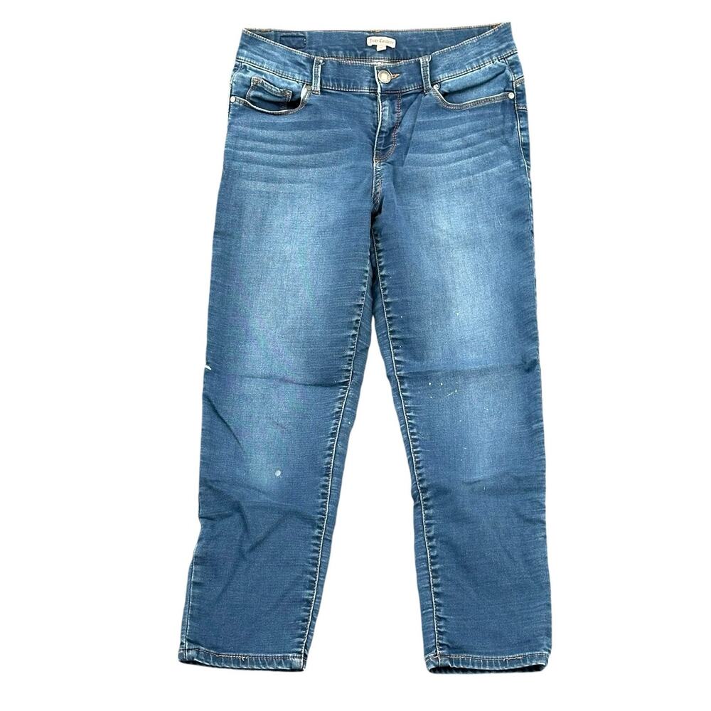 Juicy Couture Jeans Womens 4 Skinny Crop Dark Wash Denim Cotton Stretch Mid Rise